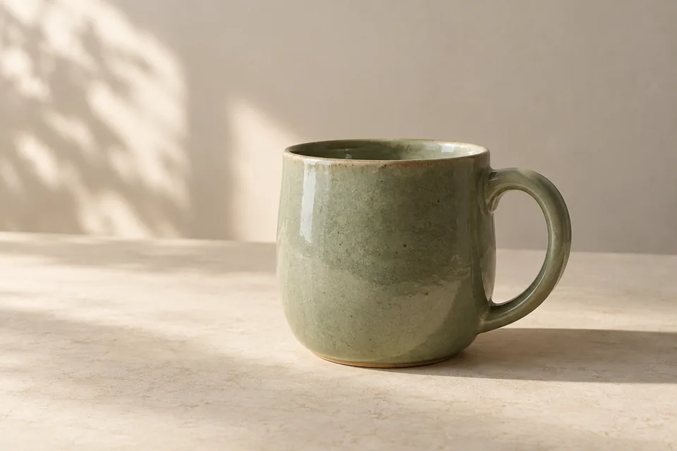 Five complete AI product photography prompts for ceramics, skincare, drinks, coffee and a contact sheet. Learn to adapt each to your product reference.