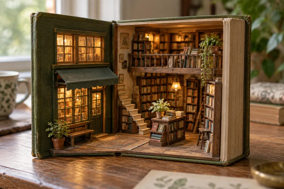 Turn an everyday object into a tiny, carefully crafted world.